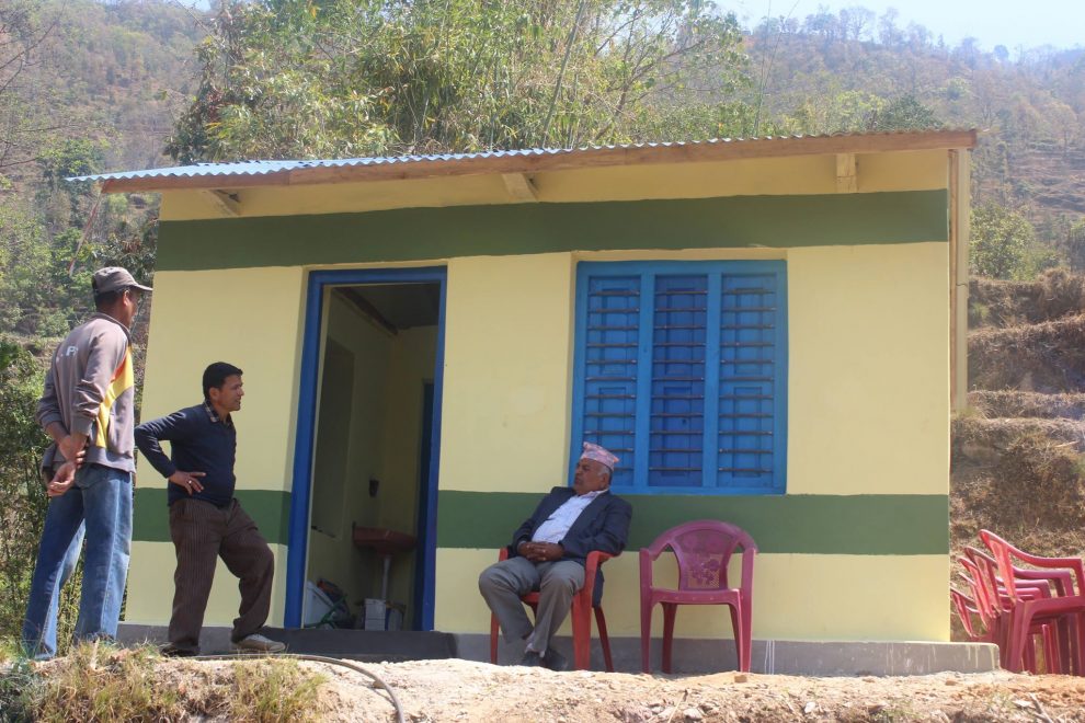 भँगरामा गाउँघर क्लिनिकको भवन निर्माण