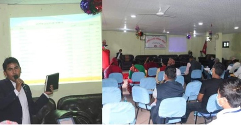 मोदी गाउँपालिकाको बार्षिक प्रगति झण्डै ८० प्रतिशत