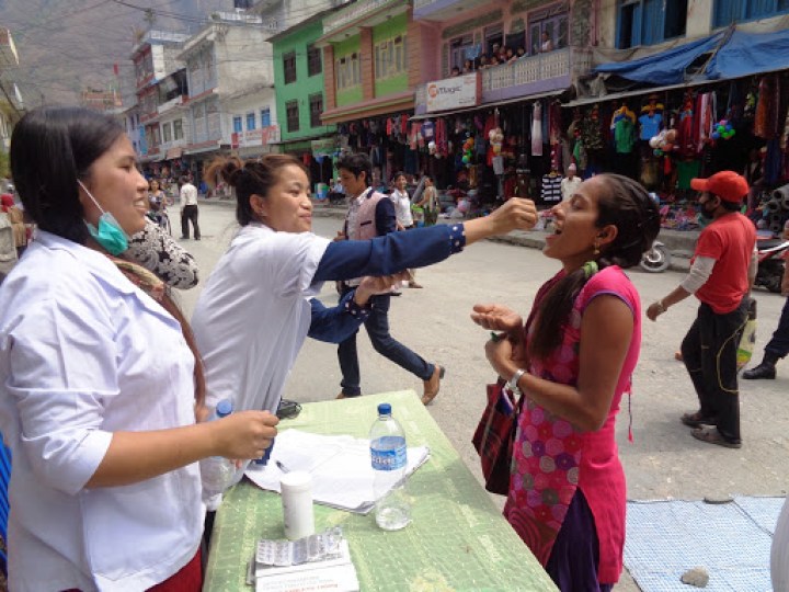 पर्वतका दुई गाउँमा हात्तिपाईलेको परिक्षण हुँदै