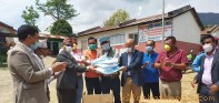 अन्तराष्ट्रिय पर्वत समाजद्धारा पर्वत अस्पताललाई डेढ लाखको पिपिई सहयोग