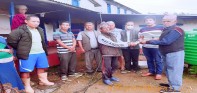 गैह्रआवसीय नेपालि संघ जापानद्धारा दुर्लुङका पहिरो पीडितलाई आर्थिक सहयोग
