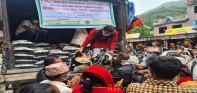 नेपाली काँग्रेस पर्वतका युवा नेता यामबहादुर मल्ल ‘रामकृष्ण’ द्धारा ७५ जना परिवारलाई ३० लाखको सहयोग