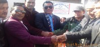 भूकम्प प्रभावित विद्यालयलाई पर्वत यूवा सेवा समाज कतारको सहयोग