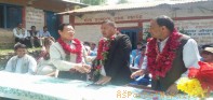 भाषणकला सिक्दै शिक्षक र विद्यार्थीहरु