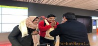 पर्वत समाज बेल्जियमद्धारा स्वागत तथा सम्मान